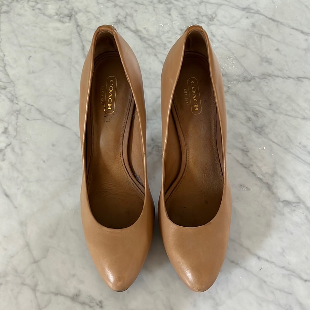 Nude Coach heels